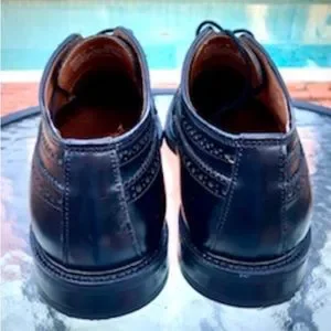 Stafford | Shoes | Stafford Black Wingtip Shoes Sz 3 | Poshmark display picture 3